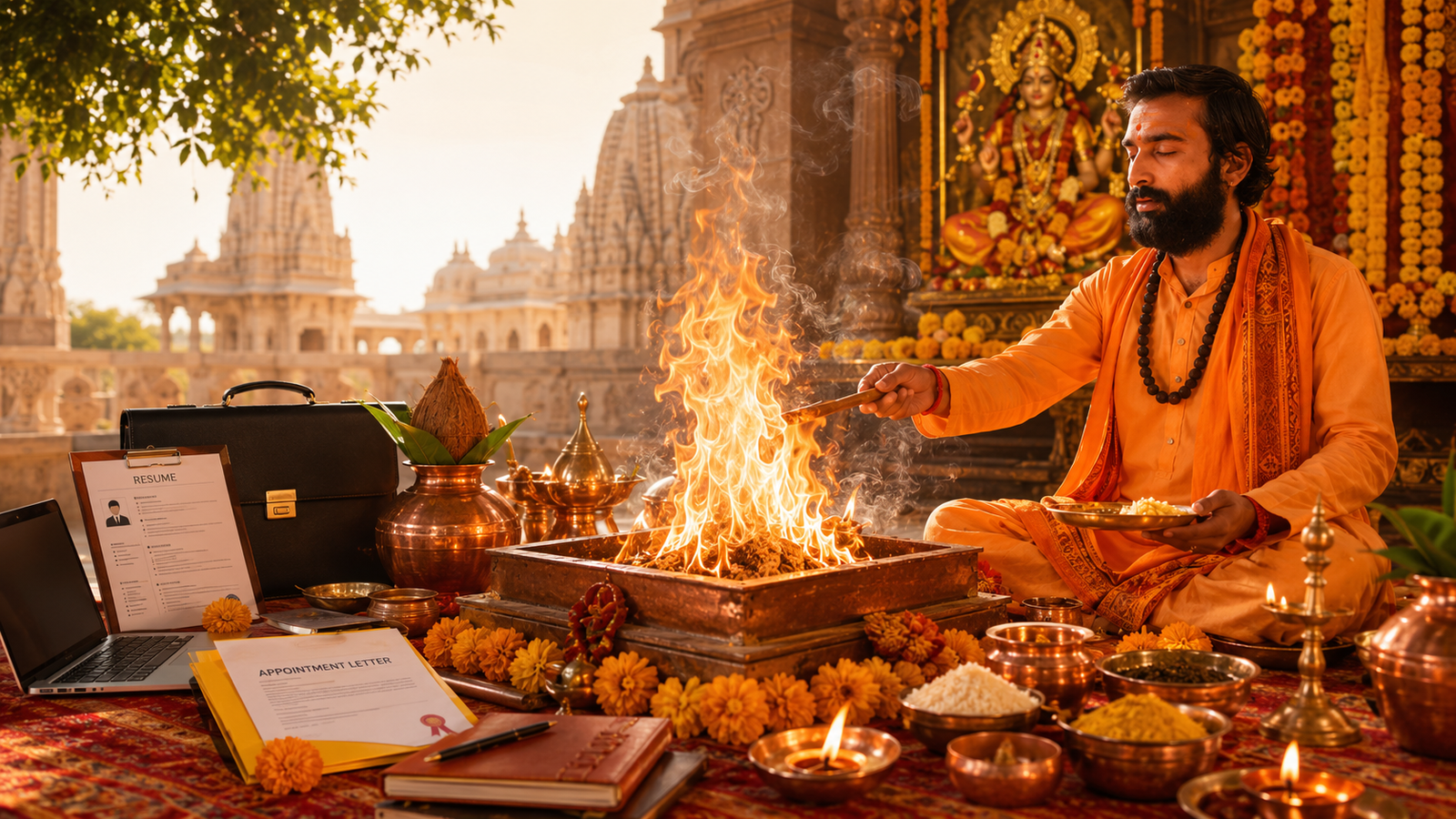Job Career Havan Kya Hai? Career Growth, Job Delay aur Interview Stress ke Liye Puja